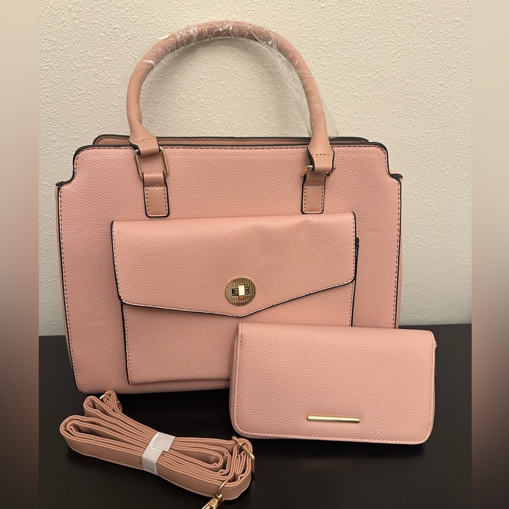 Set of purse and wallet